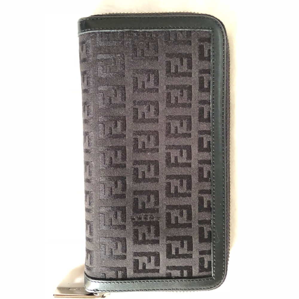 Fendi zip around wallet. Authentic